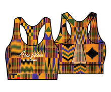 Load image into Gallery viewer, AW Sports bra with black back mesh