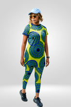 Load image into Gallery viewer, AW Printed sports tee with black mesh back