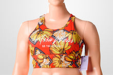 Load image into Gallery viewer, AW Sports bra with black back mesh
