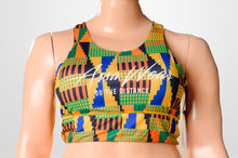 Load image into Gallery viewer, AW Sports bra with black back mesh
