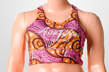 Load image into Gallery viewer, AW Sports bra with black back mesh
